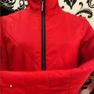 Tommy Hilfiger 3 in 1 all weather jacket.  Size-wmns sm.  Color-red.